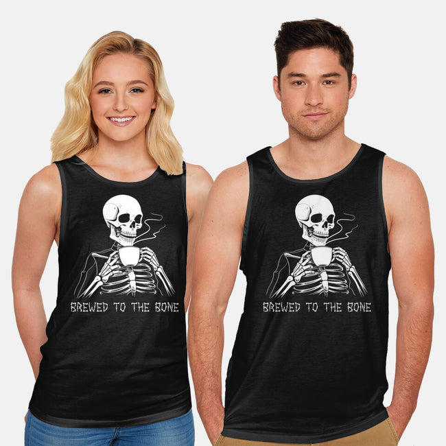 Brewed To The Bone-Unisex-Basic-Tank-neverbluetshirts