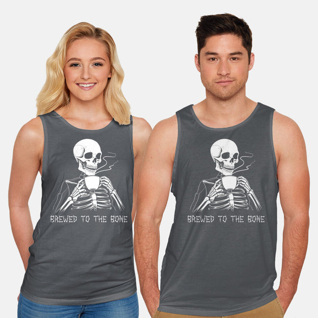 Brewed To The Bone-Unisex-Basic-Tank-neverbluetshirts