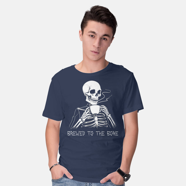 Brewed To The Bone-Mens-Basic-Tee-neverbluetshirts