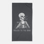 Brewed To The Bone-None-Beach-Towel-neverbluetshirts