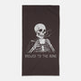 Brewed To The Bone-None-Beach-Towel-neverbluetshirts