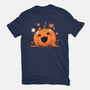 Kawaii Pumpkin Halloween-Womens-Fitted-Tee-neverbluetshirts