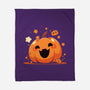 Kawaii Pumpkin Halloween-None-Fleece-Blanket-neverbluetshirts