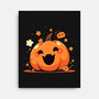 Kawaii Pumpkin Halloween-None-Stretched-Canvas-neverbluetshirts