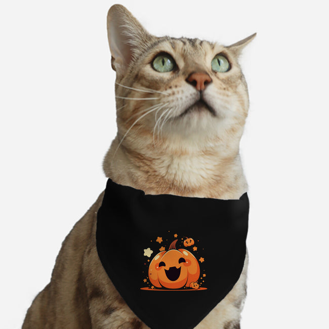 Kawaii Pumpkin Halloween-Cat-Adjustable-Pet Collar-neverbluetshirts