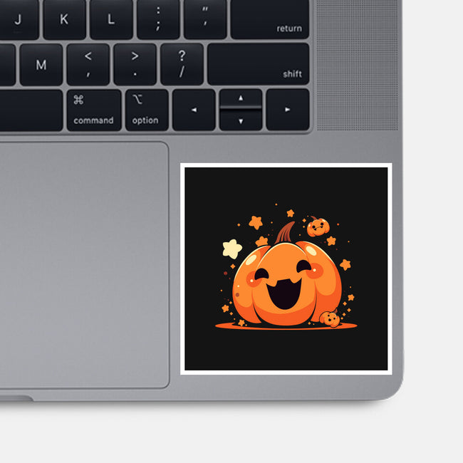 Kawaii Pumpkin Halloween-None-Glossy-Sticker-neverbluetshirts