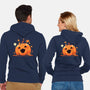 Kawaii Pumpkin Halloween-Unisex-Zip-Up-Sweatshirt-neverbluetshirts