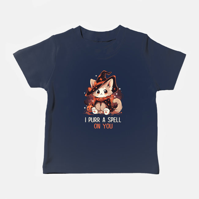 Purr A Spell On You-Baby-Basic-Tee-neverbluetshirts