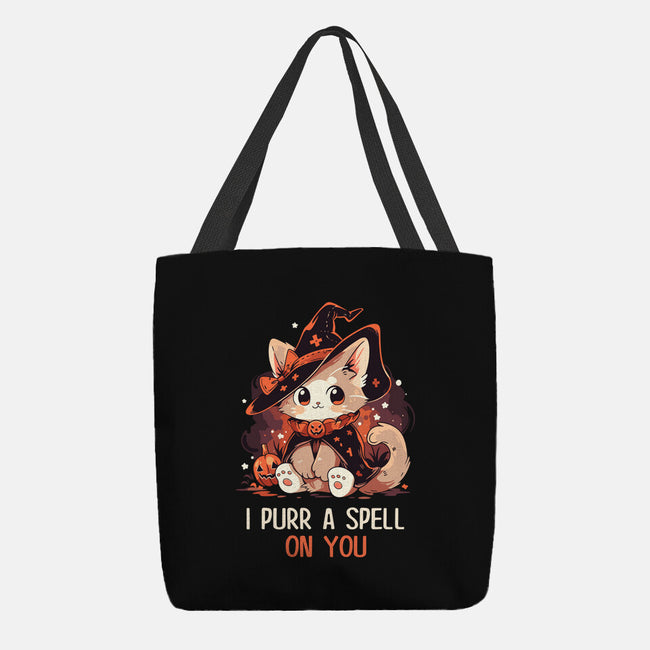 Purr A Spell On You-None-Basic Tote-Bag-neverbluetshirts