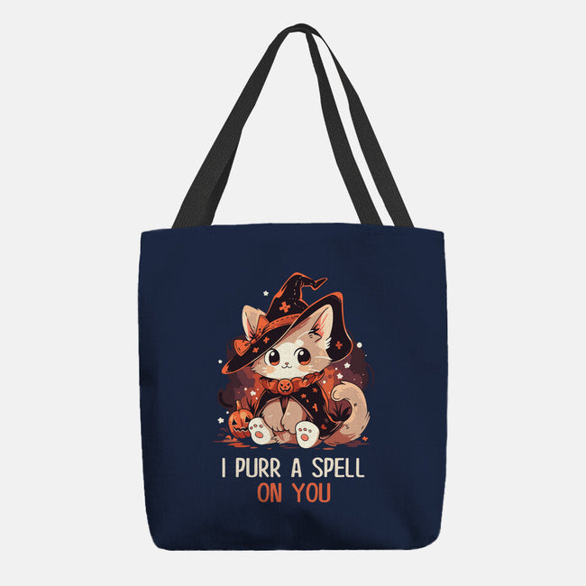 Purr A Spell On You-None-Basic Tote-Bag-neverbluetshirts