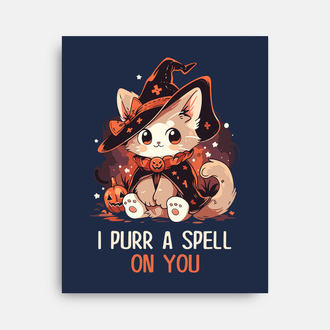 Purr A Spell On You-None-Stretched-Canvas-neverbluetshirts