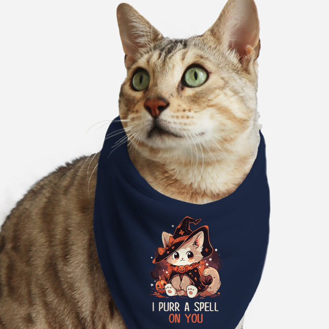 Purr A Spell On You-Cat-Bandana-Pet Collar-neverbluetshirts