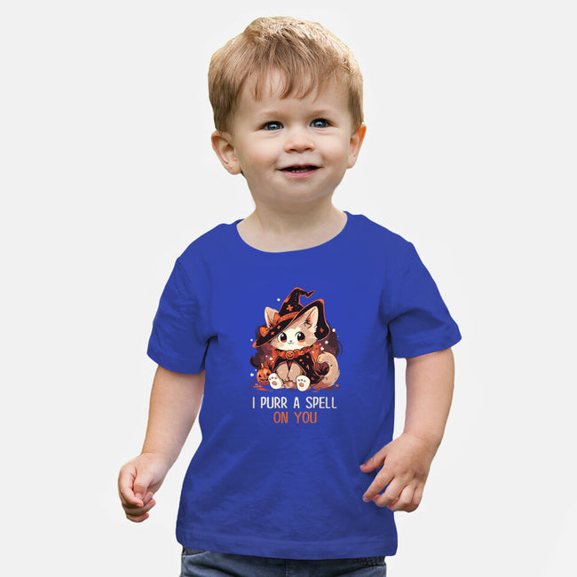 Purr A Spell On You-Baby-Basic-Tee-neverbluetshirts