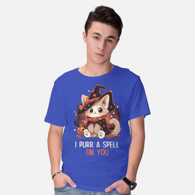 Purr A Spell On You-Mens-Basic-Tee-neverbluetshirts