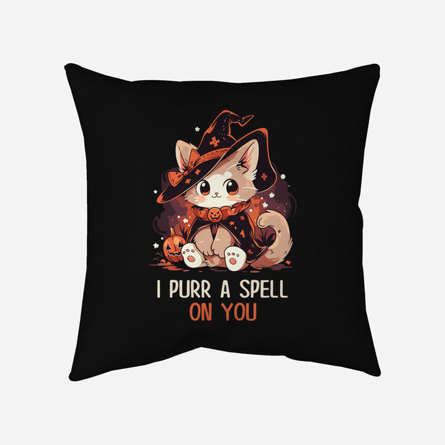 Purr A Spell On You-None-Removable Cover w Insert-Throw Pillow-neverbluetshirts