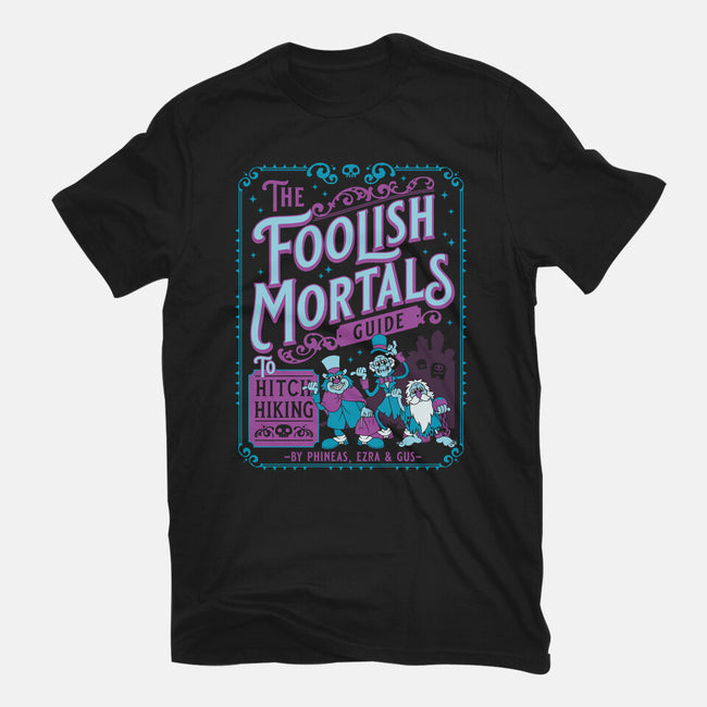 Foolish Mortals Hitchhiking Guide-Womens-Fitted-Tee-Nemons