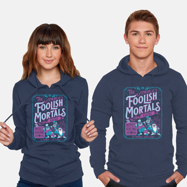 Foolish Mortals Hitchhiking Guide-Unisex-Pullover-Sweatshirt-Nemons