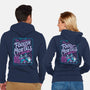 Foolish Mortals Hitchhiking Guide-Unisex-Zip-Up-Sweatshirt-Nemons