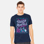 Foolish Mortals Hitchhiking Guide-Mens-Heavyweight-Tee-Nemons