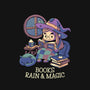 Books Rain And Magic-Womens-Fitted-Tee-Geekydog