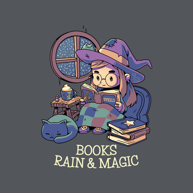 Books Rain And Magic-None-Fleece-Blanket-Geekydog