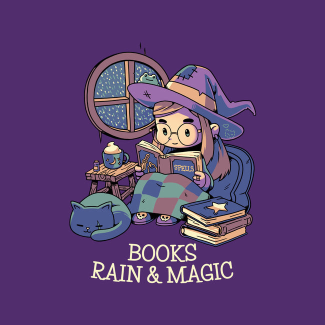 Books Rain And Magic-Mens-Premium-Tee-Geekydog