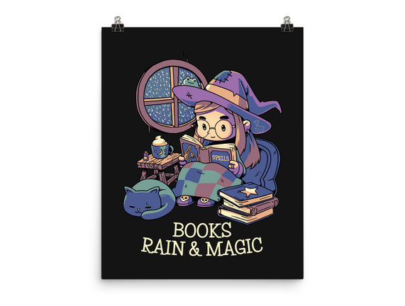 Books Rain And Magic