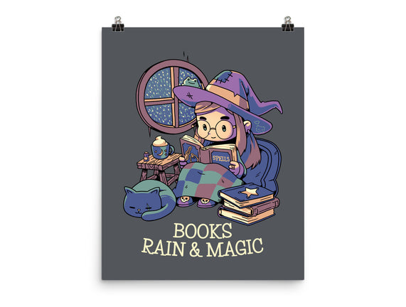 Books Rain And Magic