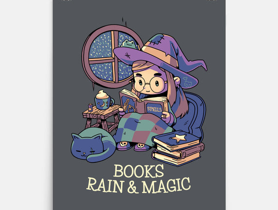 Books Rain And Magic