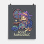 Books Rain And Magic-None-Matte-Poster-Geekydog