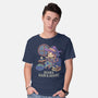 Books Rain And Magic-Mens-Basic-Tee-Geekydog