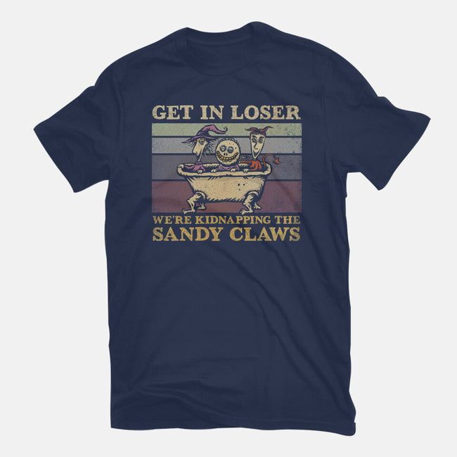 We're Kidnapping The Sandy Claws-Youth-Basic-Tee-kg07