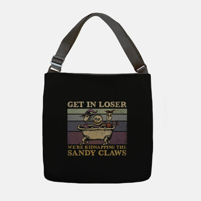 We're Kidnapping The Sandy Claws-None-Adjustable Tote-Bag-kg07