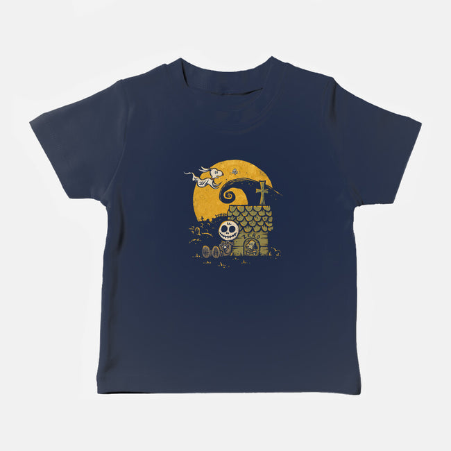 A Boy And His Ghost Dog-Baby-Basic-Tee-kg07