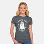 Don't Give A Sheet-Womens-Fitted-Tee-paulagarcia