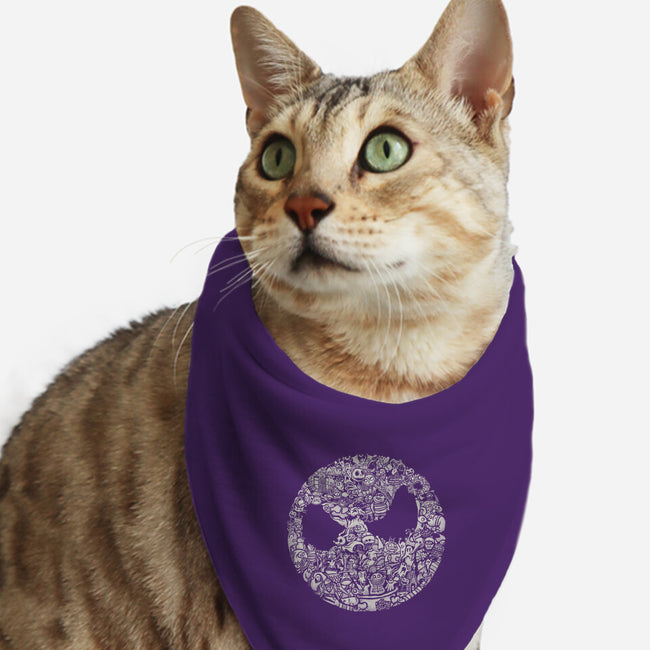 A Most Horrible Circle-Cat-Bandana-Pet Collar-kg07