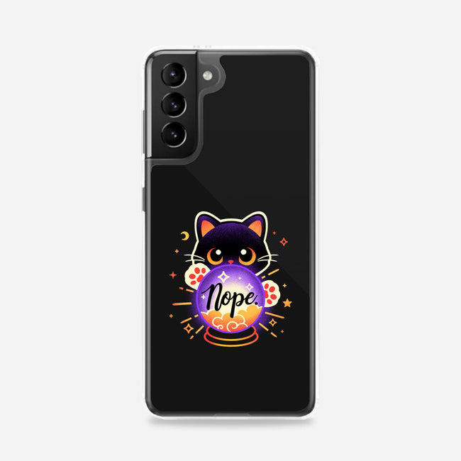 Cat Crystal Ball-Samsung-Snap-Phone Case-NemiMakeit