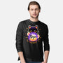 Cat Crystal Ball-Mens-Long Sleeved-Tee-NemiMakeit