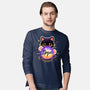 Cat Crystal Ball-Mens-Long Sleeved-Tee-NemiMakeit