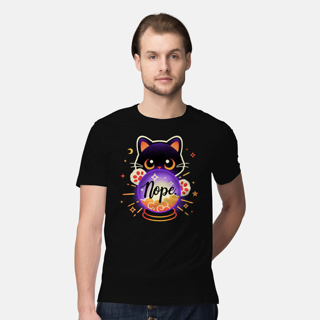 Cat Crystal Ball-Mens-Premium-Tee-NemiMakeit