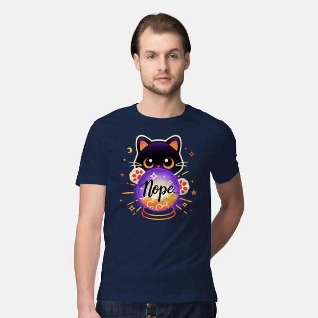 Cat Crystal Ball-Mens-Premium-Tee-NemiMakeit