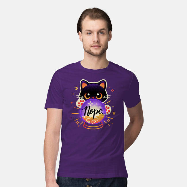 Cat Crystal Ball-Mens-Premium-Tee-NemiMakeit