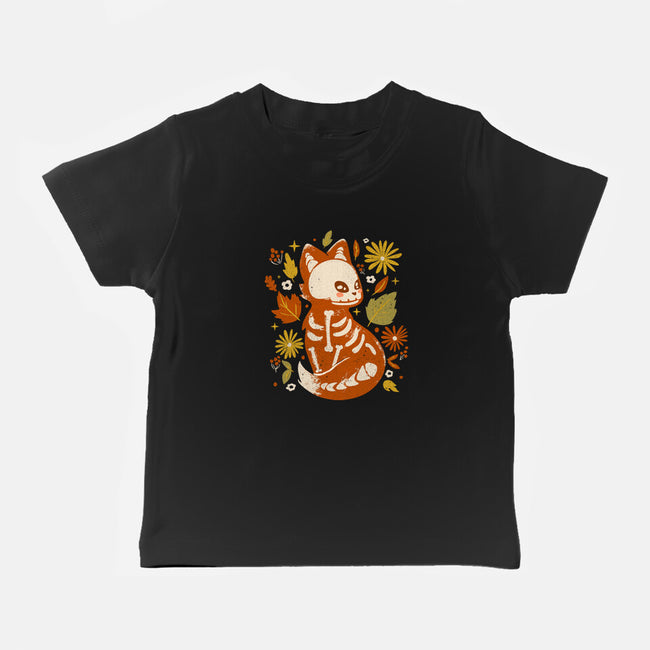 Fox Skeleton-Baby-Basic-Tee-IKILO