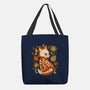 Fox Skeleton-None-Basic Tote-Bag-IKILO