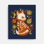 Fox Skeleton-None-Stretched-Canvas-IKILO