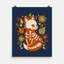 Fox Skeleton-None-Matte-Poster-IKILO