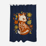 Fox Skeleton-None-Polyester-Shower Curtain-IKILO