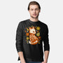 Fox Skeleton-Mens-Long Sleeved-Tee-IKILO