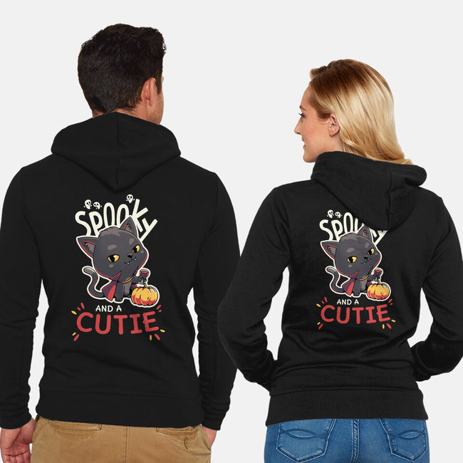 Spooky Cutie-Unisex-Zip-Up-Sweatshirt-Geekydog