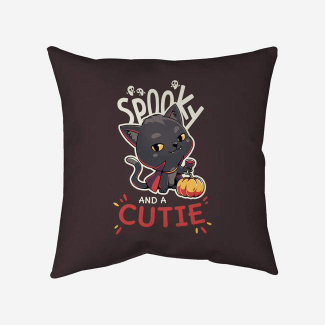 Spooky Cutie-None-Removable Cover-Throw Pillow-Geekydog